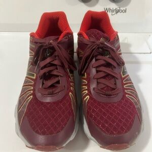 Women’s New Balance Red and Gold Marathon Di Roma